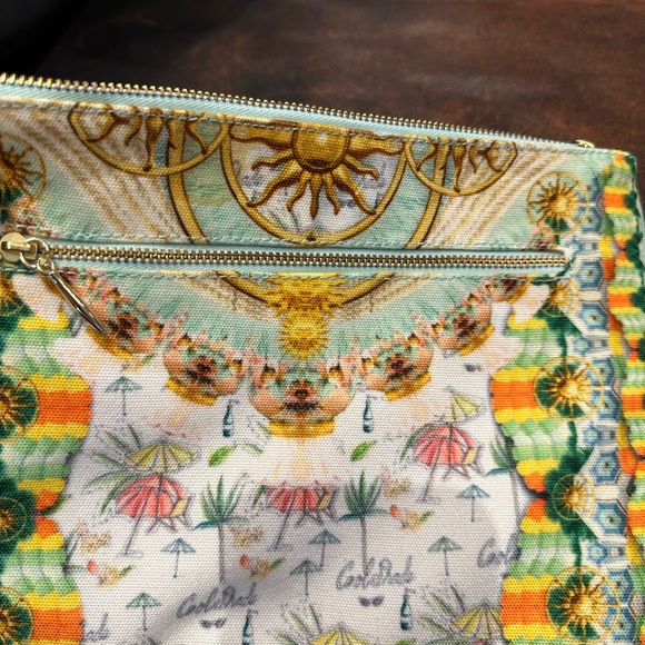 Camilla Small Canvas Clutch Sundowners - Picture 10 of 10